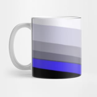 On a Curve - Royal Blue Mug